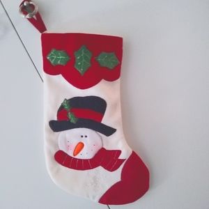 🌿3/$15🌿 3D Embroidered Gifting Holiday Stocking, 17" H